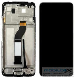  Xiaomi Redmi 13C kompatibilis LCD kijelző kerettel, OEM jellegű, fekete, Grade S+