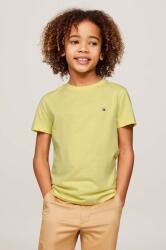 Tommy Hilfiger gyerek pamut póló sárga, nyomott mintás - sárga 176