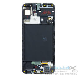 Samsung A307 Galaxy A30s kompatibilis LCD modul, OEM jellegű, fekete