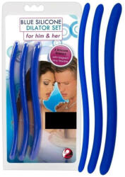  Kék szilikon húgycsőtágító - DILATOR - 3 db (4024144524174)