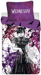 Jerry Fabrics Wednesday Raven ágyneműhuzat 140×200cm, 70×90 cm Microfibre (JFK038956)
