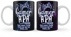 Nevesajándék Bögre Apáknak - Gamer Apa Vagyok - Apák Napi Ajándék (B1351)
