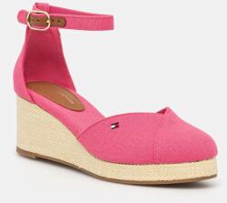 Tommy Hilfiger espadrilles FLAG CLOSED TOE MID WEDGE ESPAD rózsaszín, FW0FW08657 - rózsaszín Női 41