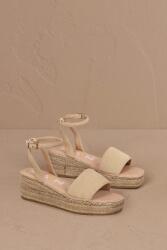 Manebi velúr szandál Platforms With Strap bézs, M 1.1 WJ - bézs Női 39