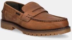 Barbour bőr mokaszin Pumice barna, férfi, MFO0748TA51 - barna Férfi 41