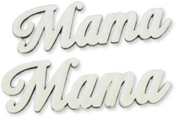  Natúr fa - Mama felirat - fehér 10cm 2db/csomag