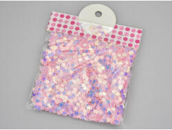  Szivárvány flitter rózsaszín 25g/csomag - csinaldmagadshop