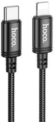 hoco. X89 adatkábel (Type-C - lightning, 27W, PD gyorstöltő, 200cm) FEKETE (X89_C_L_B_200)