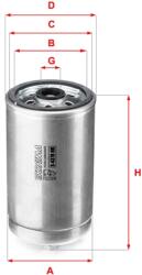 SOFIMA Filtru combustibil SOFIMA S 4323 NR (S 4323 NR) - fixbox