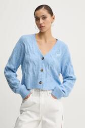 Tommy Jeans kardigán gyapjú keverékből DW0DW20447 - kék XS