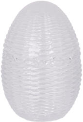 Clayre & Eef Ou decorativ Paste sticla transparenta Ø 8x12 cm (6GL4946)