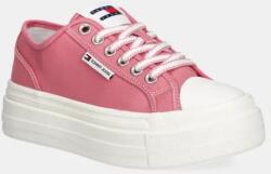 Tommy Hilfiger sportcipő TJW FOXING FLATFORM SNEAKER LOW rózsaszín, női, EN0EN02713 - rózsaszín Női 41