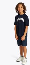 Tommy Hilfiger gyerek pamut póló sötétkék, nyomott mintás, KB0KB09533 - sötétkék 176