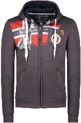 Geographical Norway hanorac bărbătesc FESPOTE MEN 100 Gri inchis S