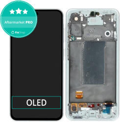 Samsung Galaxy A56 A566E - Ecran LCD + Sticlă Tactilă + Ramă (Awesome Lightgray) OLED, Awesome Lightgray