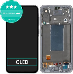 Samsung Galaxy A56 A566E - Ecran LCD + Sticlă Tactilă + Ramă (Awesome Graphite) OLED, Awesome Graphite