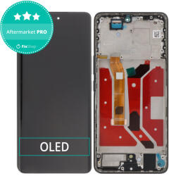 Honor Magic7 Lite - Ecran LCD + Sticlă Tactilă + Ramă (Black) OLED, Black