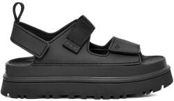 UGG GoldenGlow Sandale Damă Flatforme Negre Regular Fit 1152685-BLK (1152685-BLK)