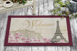 Aberto Design Tartós PVC lábtörlő, 45 x 70 cm | 50% nem szőtt filc és 50% PVC | Ideális beltéri/kültéri használatra, stílusos és funkcionális bejárati megoldás (85199-742TMA8169)