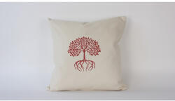 Aberto Design Kézzel készített krémszínű vászon párnahuzat (50 x 50 cm) | 100% természetes szövet | Elegant & Soft Touch | Tökéletes lakberendezéshez és hangulatos lakóterekhez (85803-849BLC3276)