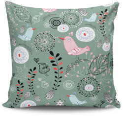 Aberto Design Stílusos párnahuzat 43x43 cm, 50% pamut/50% poliészter, mosható és vasalható, rejtett cipzárral záródó | Tökéletes otthoni dekorációhoz és kényelemhez (84979-422KSY4117)
