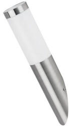 Rábalux , 8261 , Inox torch , Kültéri fali lámpa , szatin króm , IP44 , E27K , (57678-8261)