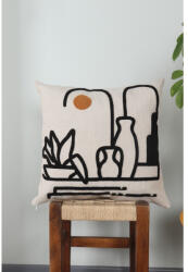 Aberto Design Prémium vászonpárna, 43 x 43 cm | Puha szilikon töltelék | Stílusos és kényelmes lakberendezésben, nappaliban vagy hálószobában | Tartós és elegáns design (85845-849BLC3315)