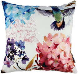 Aberto Design Puha és stílusos párna (43 x 43 cm), 50% pamut/50% poliészter, mosható és vasalható, rejtett cipzár, szilikon töltet | Tökéletes otthoni dekorációhoz és kényelemhez (84906-416GRV0190)