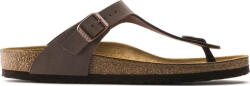 Birkenstock Gizeh Birko-Flor Nubuck Sandale Anatomice Damă Mocha Îngustă Fit 0043753 (0043753)