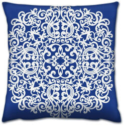 Aberto Design Puha és stílusos párna (43 x 43 cm), 50% pamut/50% poliészter, mosható és vasalható, rejtett cipzár, szilikon töltet | Tökéletes otthoni dekorációhoz és kényelemhez (84912-417GRV0124)
