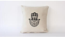 Aberto Design Kézzel készített bársonyos párnahuzat (50 x 50 cm), krémszínű | 100% Soft Velvet | Tökéletes lakberendezéshez és hangulatos lakóterekhez, elegáns érintés (85785-849BLC3256)