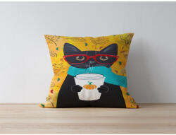Aberto Design Stílusos párnahuzat, 43 x 43 cm, 50% poliészter és 50% pamut | Digitális nyomtatás, 30°C-on mosógépben mosható | Tökéletes otthoni dekorációhoz és kényelemhez (85294-397KRL1316)