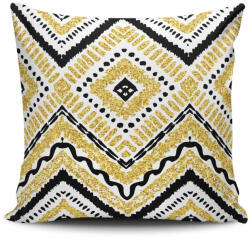 Aberto Design Stílusos párnahuzat 43x43 cm, 50% pamut/50% poliészter, mosható és vasalható, rejtett cipzárral záródó | Tökéletes otthoni dekorációhoz és kényelemhez (85131-768CLV0355)