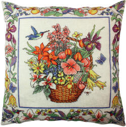 Aberto Design Puha és stílusos párna (43 x 43 cm), 50% pamut/50% poliészter, mosható és vasalható, rejtett cipzár, szilikon töltet | Tökéletes otthoni dekorációhoz és kényelemhez (84868-420GRC0116)