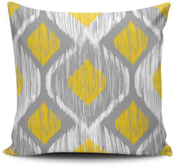 Aberto Design Puha és stílusos párna (43 x 43 cm), 50% pamut/50% poliészter, mosógépben mosható, vasalható, szilikon töltelék, rejtett cipzár | Tökéletes otthoni dekorációhoz (85089-768CLV0163)