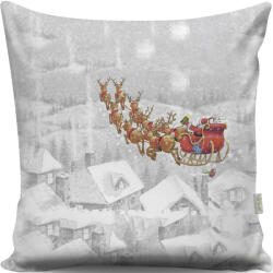 Aberto Design Puha és stílusos párna (43 x 43 cm), 50% pamut/50% poliészter, mosható és vasalható, rejtett cipzár, szilikon töltet | Tökéletes otthoni dekorációhoz és kényelemhez (84885-420GRC2164)