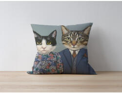 Aberto Design Stílusos párnahuzat, 43 x 43 cm, 50% poliészter és 50% pamut | Digitális nyomtatás, 30°C-on mosógépben mosható | Tökéletes otthoni dekorációhoz és kényelemhez (85243-397KRL1143)