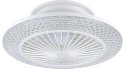 EGLO , 35145 , MALINSKA , lámpa ventilátorral , 2700 K 6500 K , LED , 3X12, 6W , Dimmelhető , kristály hatású (60739-35145)