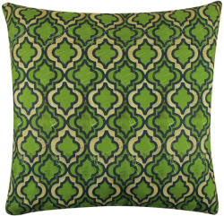 Aberto Design Puha és stílusos párna (43 x 43 cm), 50% pamut/50% poliészter, mosható és vasalható, rejtett cipzár, szilikon töltet | Tökéletes otthoni dekorációhoz és kényelemhez (84943-419GRV2112)