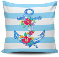 Aberto Design Stílusos párnahuzat 43x43 cm, 50% pamut/50% poliészter, mosható és vasalható, rejtett cipzárral záródó | Tökéletes otthoni dekorációhoz és kényelemhez (85159-768CLV0454)