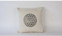 Aberto Design Kézzel készített krémszínű vászon párnahuzat (50 x 50 cm) | 100% természetes szövet | Elegant & Soft Touch | Tökéletes lakberendezéshez és hangulatos lakóterekhez (85809-849BLC3282)