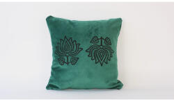 Aberto Design Kézzel készített zöld bársony párnahuzat, 50 x 50 cm | 100% Soft Velvet | Tökéletes lakberendezéshez és hangulatos lakóterekhez | Elegáns és stílusos design (85788-849BLC3259)