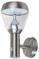 Rábalux , 7920 , Amalfi , Kültéri fali lámpa , szatin króm , IP44 , 4000K , 8, 5W (57547-7920)