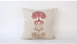 Aberto Design Kézzel készített krémszínű vászon párnahuzat (50 x 50 cm) | 100% természetes szövet | Elegant & Soft Touch | Tökéletes lakberendezéshez és hangulatos lakóterekhez (85804-849BLC3277)