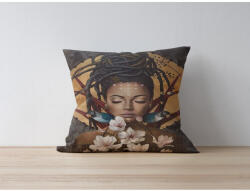 Aberto Design Stílusos párnahuzat, 43 x 43 cm, 50% poliészter és 50% pamut | Digitális nyomtatás, 30°C-on mosógépben mosható | Tökéletes otthoni dekorációhoz és kényelemhez (85231-397KRL1104)