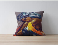 Aberto Design Stílusos párnahuzat, 43 x 43 cm, 50% poliészter és 50% pamut | Digitális nyomtatás, 30°C-on mosógépben mosható | Tökéletes otthoni dekorációhoz és kényelemhez (85238-397KRL1128)