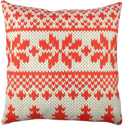 Aberto Design Puha és stílusos párna (43 x 43 cm), 50% pamut/50% poliészter, mosható és vasalható, rejtett cipzár, szilikon töltet | Tökéletes otthoni dekorációhoz és kényelemhez (84869-420GRC0122)