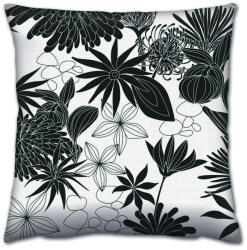 Aberto Design Puha és stílusos párna (43 x 43 cm), 50% pamut/50% poliészter, mosható és vasalható, rejtett cipzár, szilikon töltet | Tökéletes otthoni dekorációhoz és kényelemhez (84913-417GRV0127)