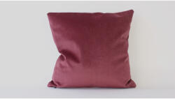 Aberto Design Kézzel készített Claret Red Velvet párna, 50 x 50 cm | 100% bársony szilikon töltettel | Luxus kényelem a lakberendezéshez és a pihenéshez (85701-849BLC3152)