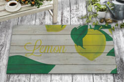 Aberto Design Tartós PVC lábtörlő, 45 x 70 cm | 50% nem szőtt filc és 50% PVC | Ideális beltéri/kültéri használatra, stílusos és funkcionális bejárati megoldás (85203-742TMA8196)
